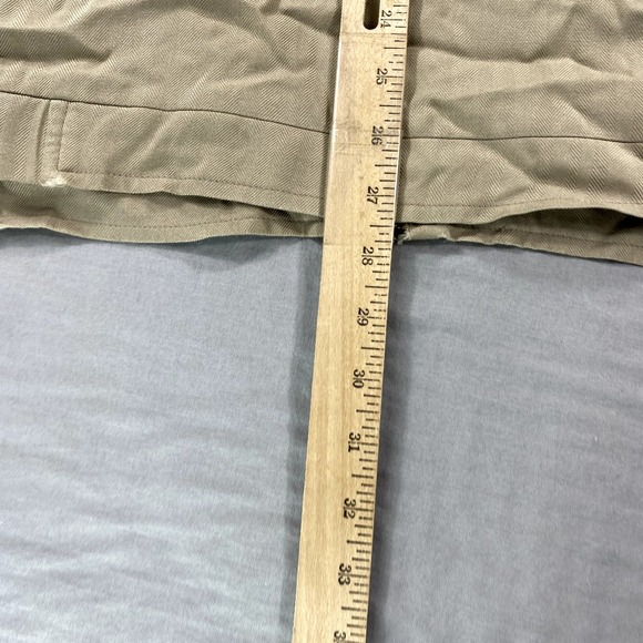 VINTAGE Baracuta Bomber Jacket Mens XL Khaki Silk Lined Full Zip Harrington * - Picture 11 of 16